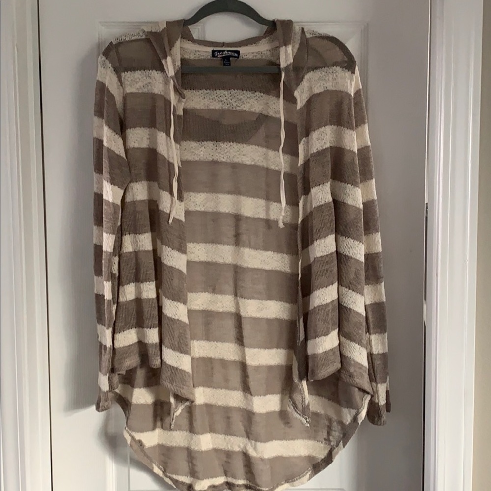 Striped Sweater w Hood